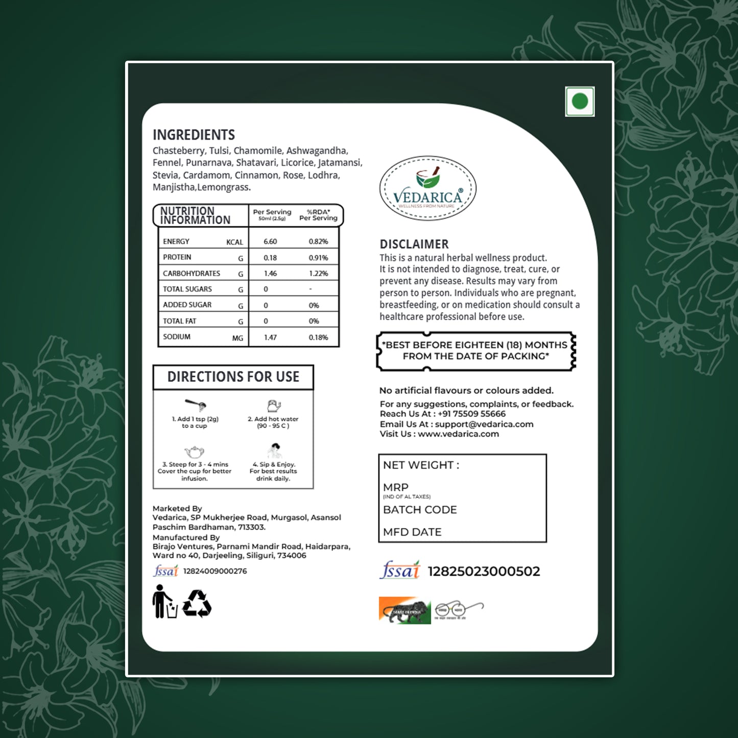 Cycle Support Herbal Infusion