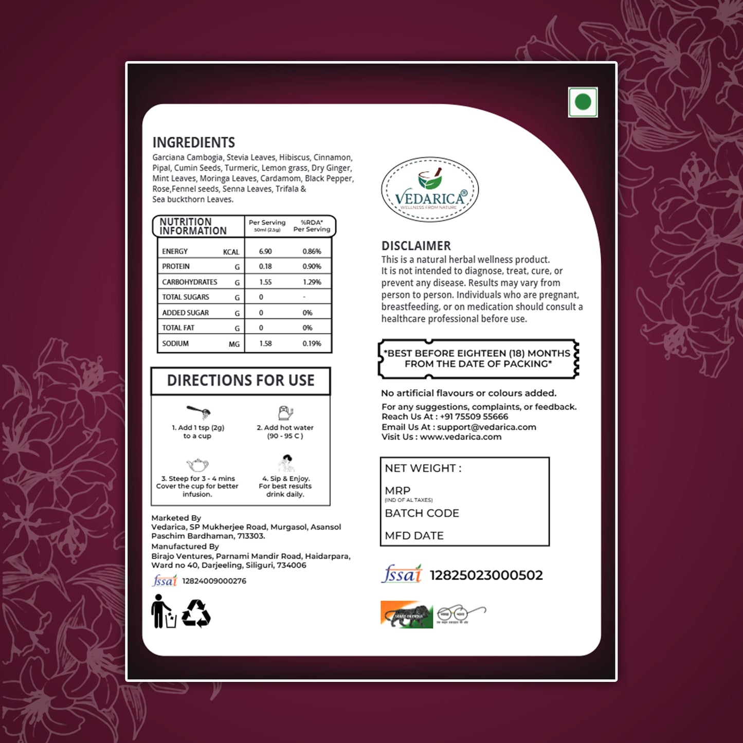 Slim Fit Herbal Infusion